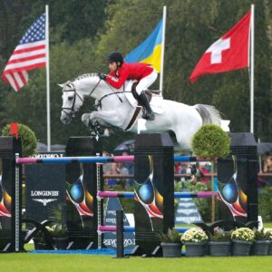 High-performance embryo from Vingino and Umea SCI lineage, featuring elite show jumping bloodlines from Quintero, Lavall II, and Quantum