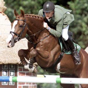 For Pleasure, padrillo alazán nacido en 1986, destacado en salto 1.60m, hijo de Furioso II y Gigantin