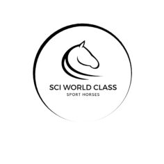 "Official logo of SCI World Class Sport Horses, representing excellence in breeding elite sport horses."